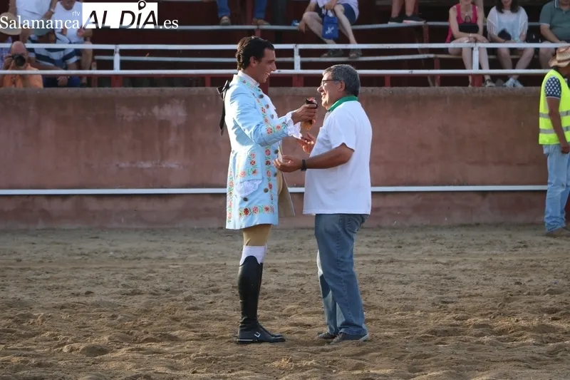 Bonito festejo de rejones en Masueco para poner punto final a las fiestas / CORRAL