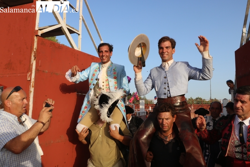 Bonito festejo de rejones en Masueco para poner punto final a las fiestas / CORRAL