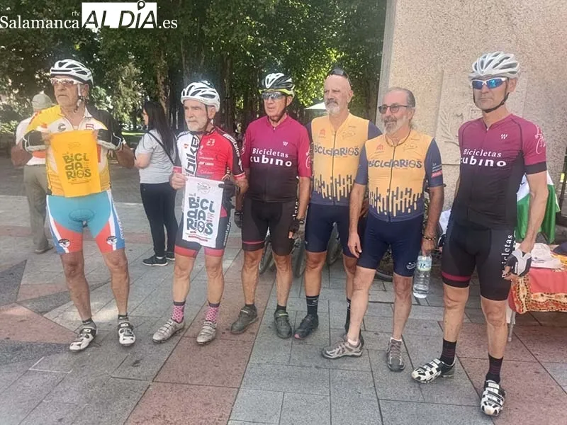 Foto 5 - &ldquo;Bicidarios&rdquo; aterriza en B&eacute;jar para seguir sumando kil&oacute;metros de solidaridad