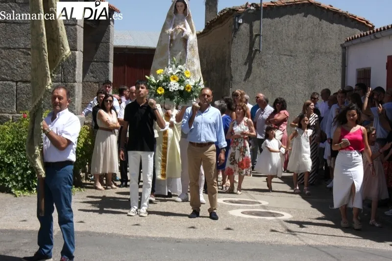 Procesión de la Virgen de las Nieves en Majuges / SILVESTRE