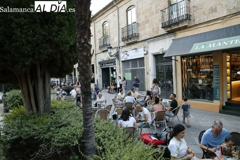 Terrazas en la Gastrozona Libertad, en la plaza del mismo nombre. Foto de David Sañudo