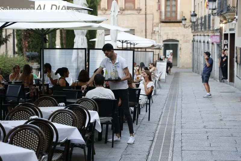 Terrazas en la Gastrozona Libertad, en la plaza del mismo nombre. Foto de David Sañudo