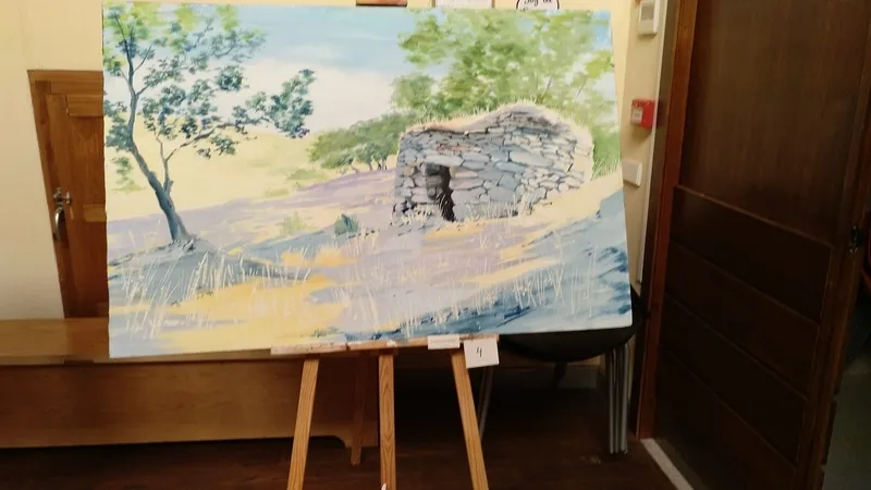 Foto 6 - Javier Encinas recibe el primer premio del V Certamen de pintura r&aacute;pida 'Villa de Sobradillo' por &lsquo;Tiempos modernos&rsquo;
