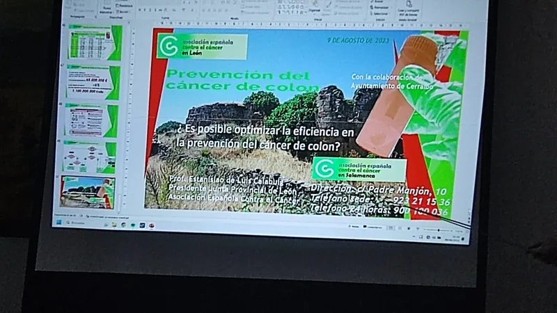 Ponencia de Estanislao Luis en Cerralbo sobre la 'Prevención del cáncer de colon' 