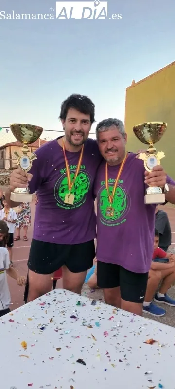 III Torneo de Frontenis de Saldeana con 14 parejas participantes 