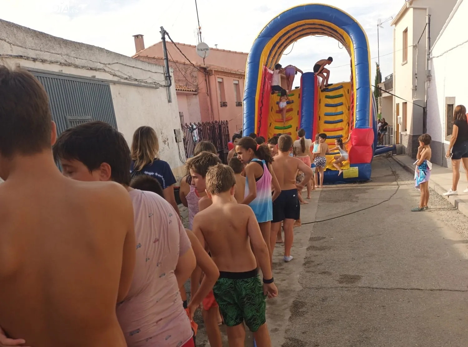Tobogán de agua en Bañobárez