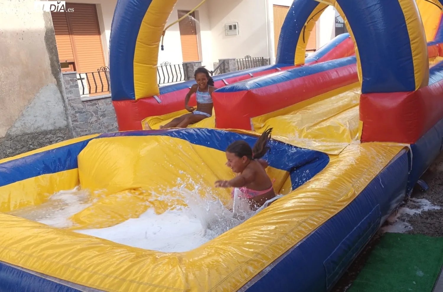 Tobogán de agua en Bañobárez