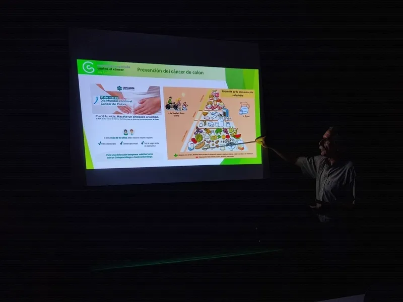 Charla sobre el cáncer de colón en la Casa del Parque Arribes del Duero en Sobradillo 