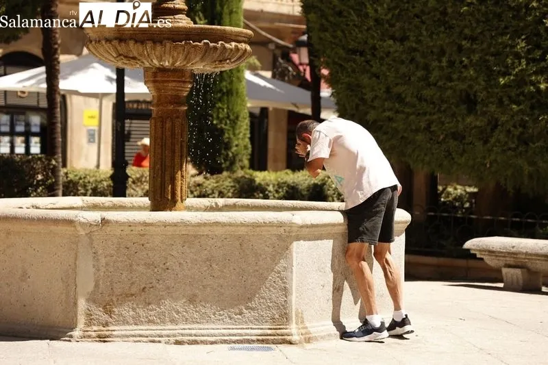 Foto 2 - El calor asfixia al centro de Salamanca