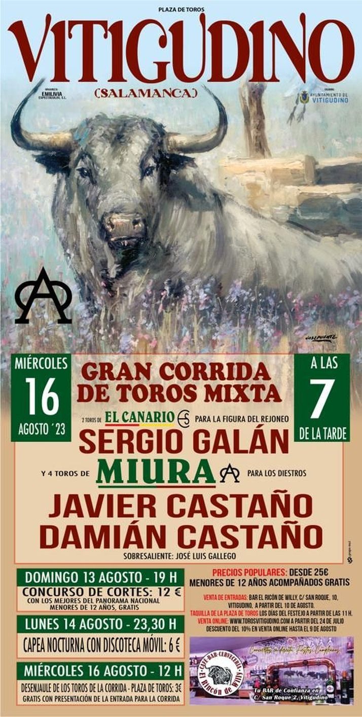 Foto 2 - La corrida de Miura, broche al cartel taurino de las Ferias y Fiestas de Vitigudino