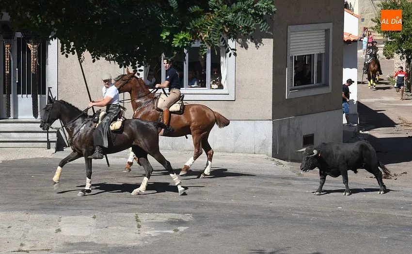encierro a caballo VIllar de Ciervo