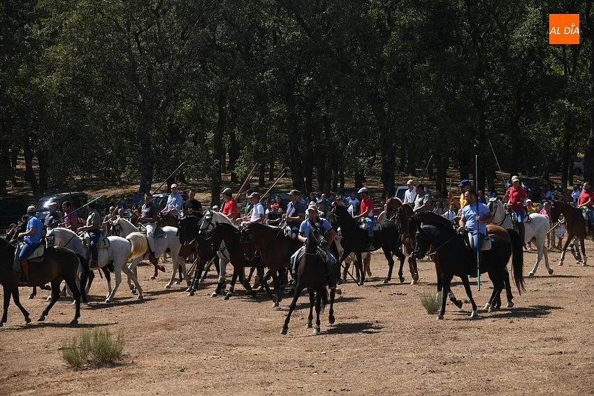 encierro a caballo villasrrubias