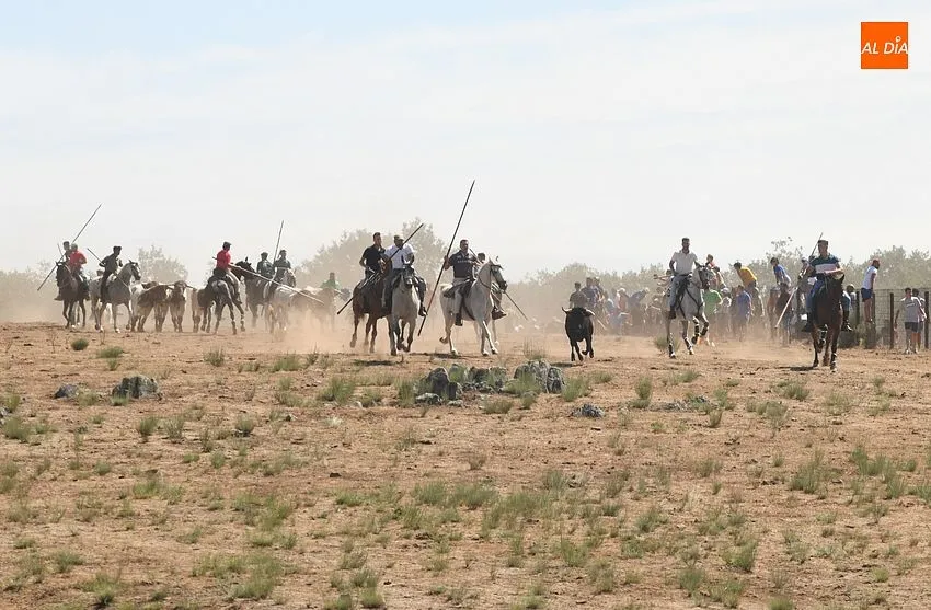 encierro a caballo villasrrubias