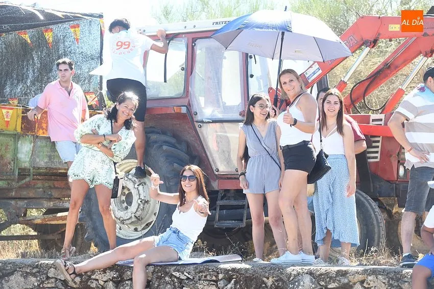 encierro a caballo casillas de flores