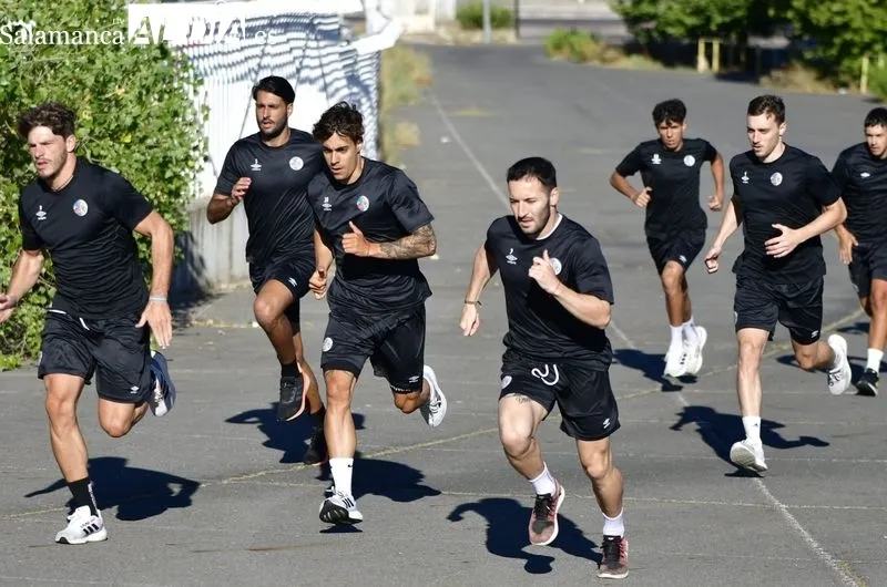 Entrenamiento del Salamanca UDS de este lunes, 7 de agosto de 2023