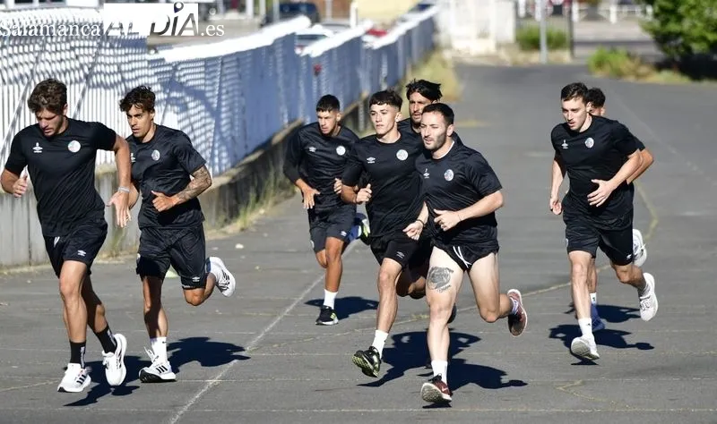 Entrenamiento del Salamanca UDS de este lunes, 7 de agosto de 2023