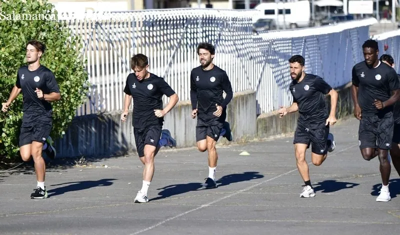 Entrenamiento del Salamanca UDS de este lunes, 7 de agosto de 2023