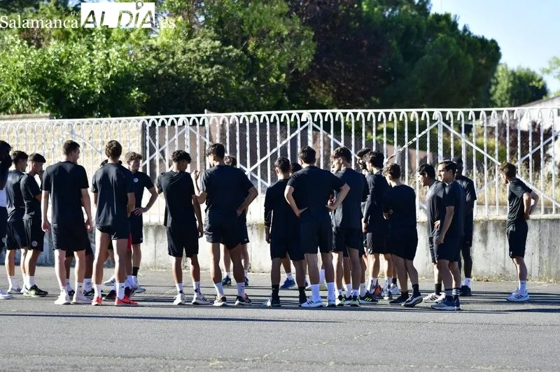 Entrenamiento del Salamanca UDS de este lunes, 7 de agosto de 2023
