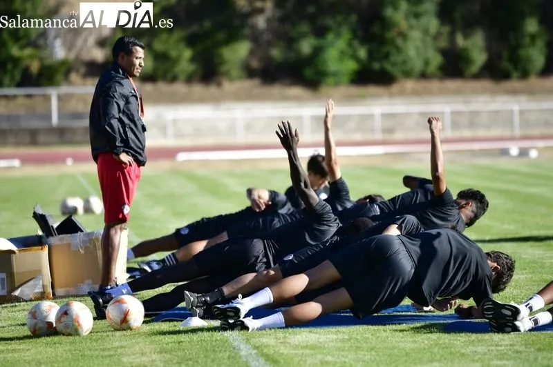 Entrenamiento del Salamanca UDS de este lunes, 7 de agosto de 2023