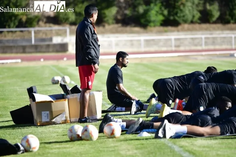 Entrenamiento del Salamanca UDS de este lunes, 7 de agosto de 2023