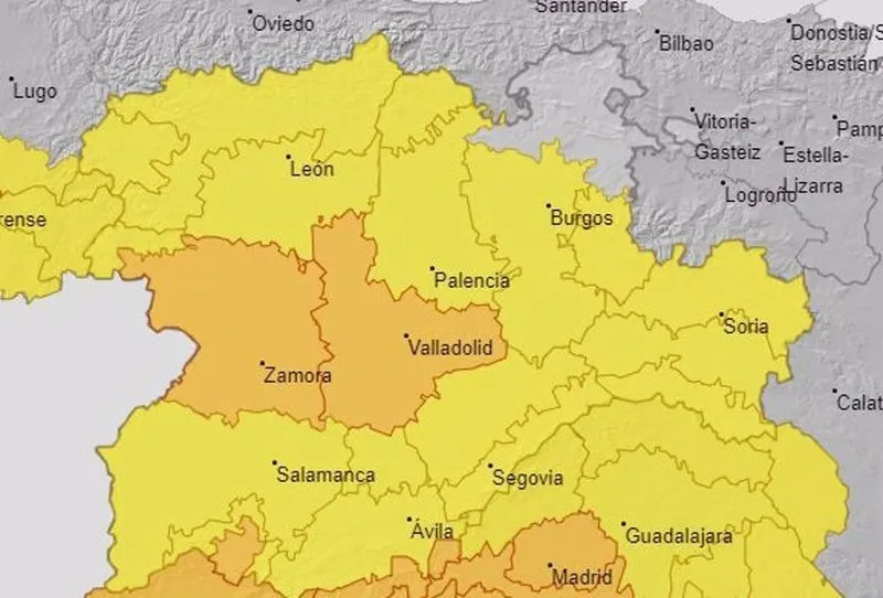 Avisos por calor este martes en Castilla y León
