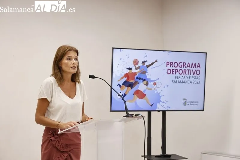  Presentación en la Torre de los Anaya del Programa Deportivo de Ferias y Fiestas se desarrollará del 1 al 24 de septiembre. Foto de David Sañudo
