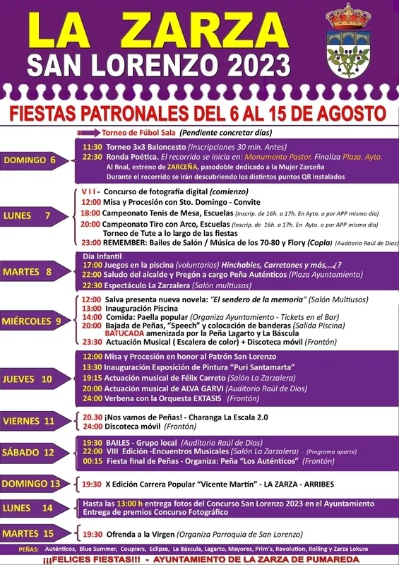 Foto 2 - Degustaciones, actividades culturales y mucha m&uacute;sica en La Zarza de Pumareda