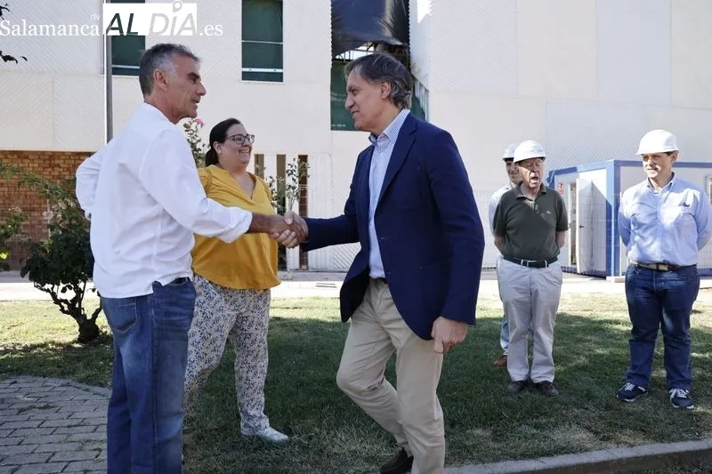El alcalde de Salamanca visita el futuro centro municipal de Chamberí | FOTOS: David Sañudo
