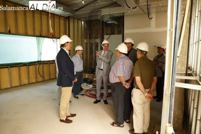 El alcalde de Salamanca visita el futuro centro municipal de Chamberí | FOTOS: David Sañudo