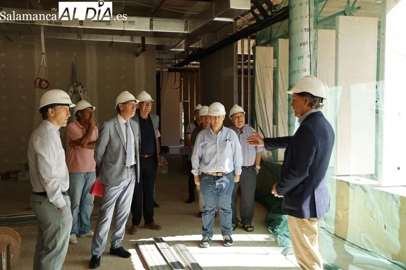 El alcalde de Salamanca visita el futuro centro municipal de Chamberí | FOTOS: David Sañudo
