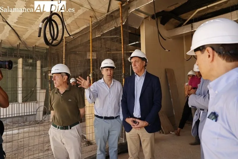 El alcalde de Salamanca visita el futuro centro municipal de Chamberí | FOTOS: David Sañudo