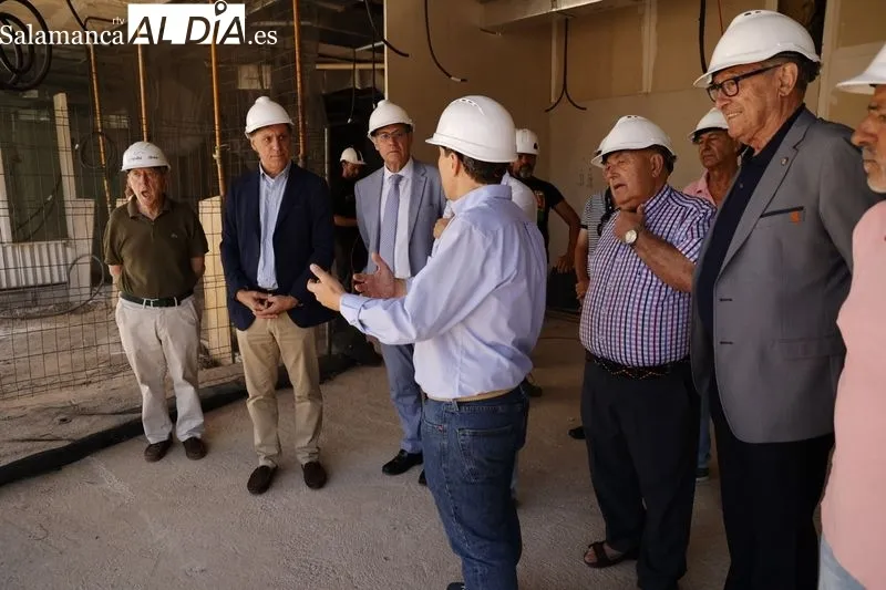 El alcalde de Salamanca visita el futuro centro municipal de Chamberí | FOTOS: David Sañudo