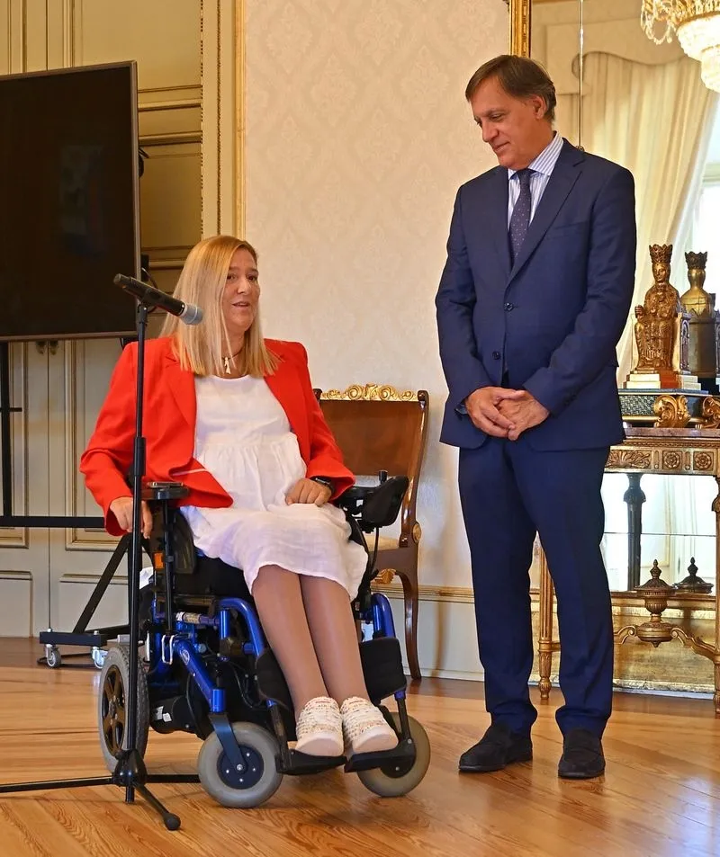 Recepción en el Ayuntamiento a una delegación de Cruz Roja Salamanca