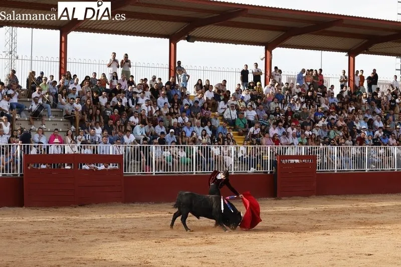 Foto 14 - Pedro Andr&eacute;s, Manuel Tabernero y &ldquo;El Mene&rdquo; se exhiben con tres novillos de la ganader&iacute;a de Escudero de Cortos