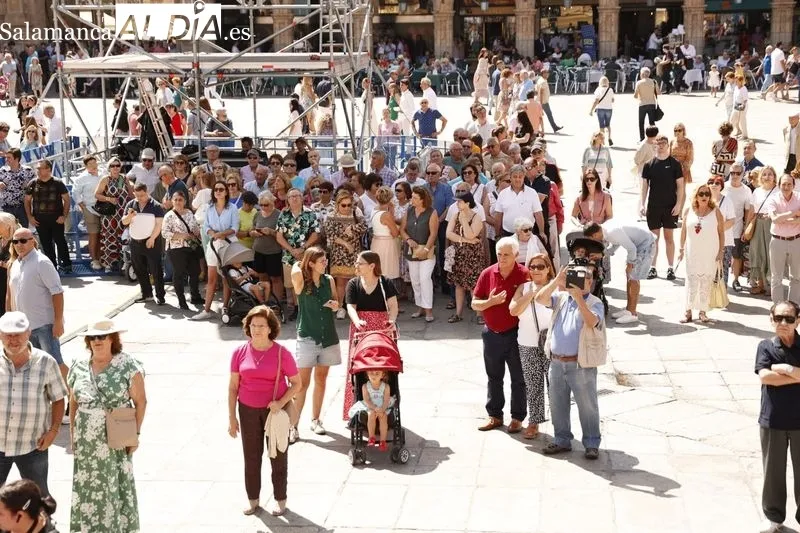 Concierto de la Banda Municipal de Música en la Plaza Mayor. Fotos: David Sañudo