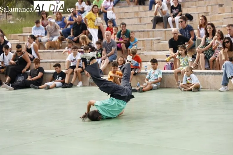 ‘Charroking’, el Festival de Breaking y Cultura Hip Hop, en el auditorio exterior del parque Villar y Macías. Fotos: David Sañudo