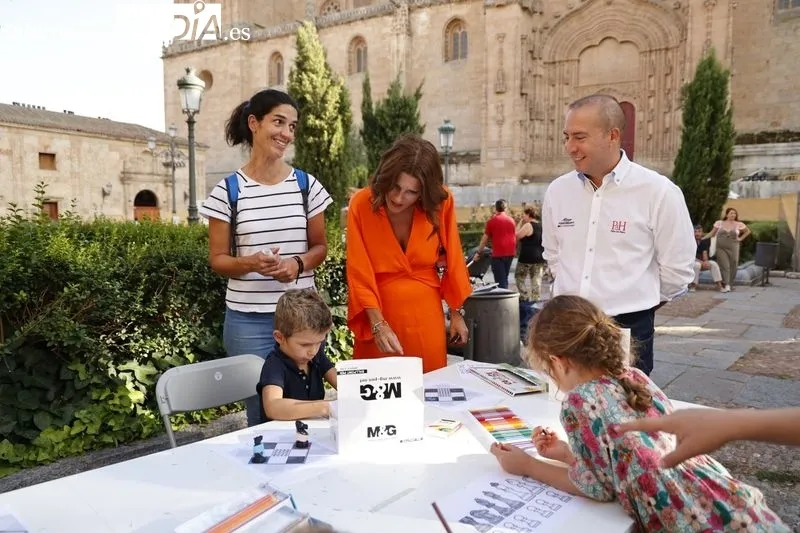 Feria del Ajedrez en la Plaza de Anaya de Salamanca. Fotos: David Sañudo