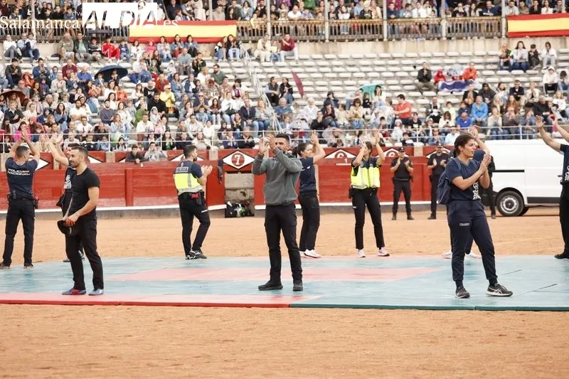  Exhibición de la Policía Nacional en la plaza de toros de Salamanca. Fotos David Sañudo