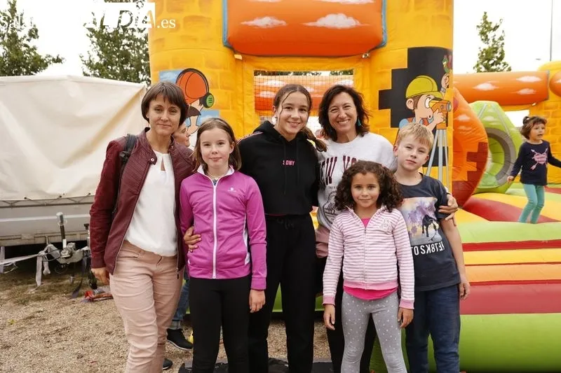 Hinchables en el Parque Elio Antonio de Nebrija. Fotos: David Sañudo