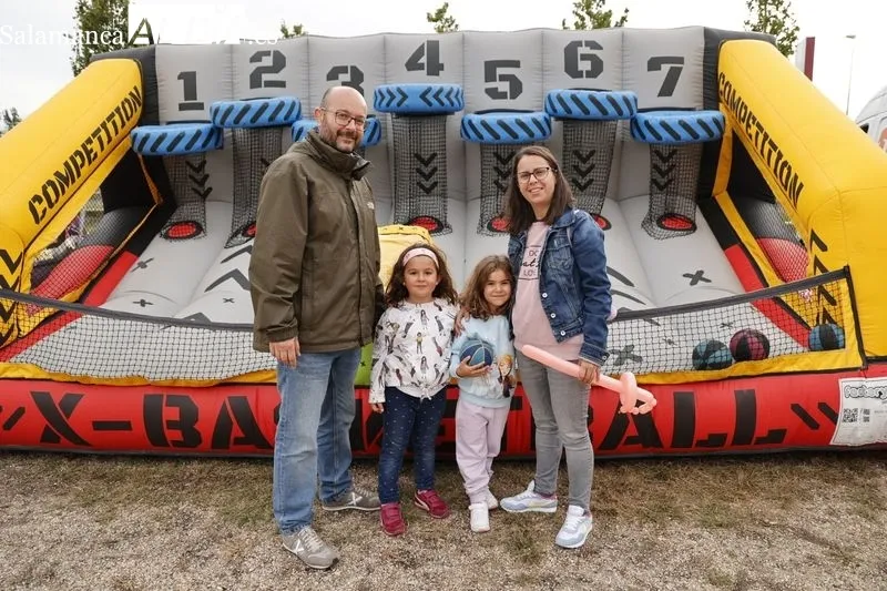 Hinchables en el Parque Elio Antonio de Nebrija. Fotos: David Sañudo