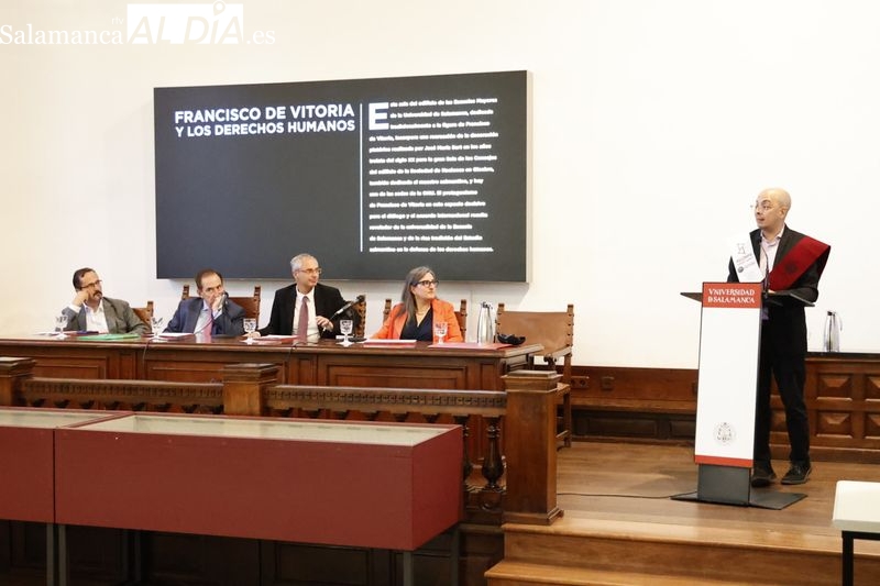 Alumni-Universidad de Salamanca ha nombrado nuevo socio de honor al escritor mexicano Jorge Volpi. Fotos: David Sañudo