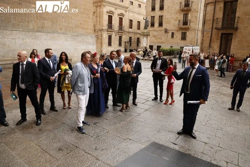 Invitados al enlace de Álvaro y Laura. Fotos: David Sañudo