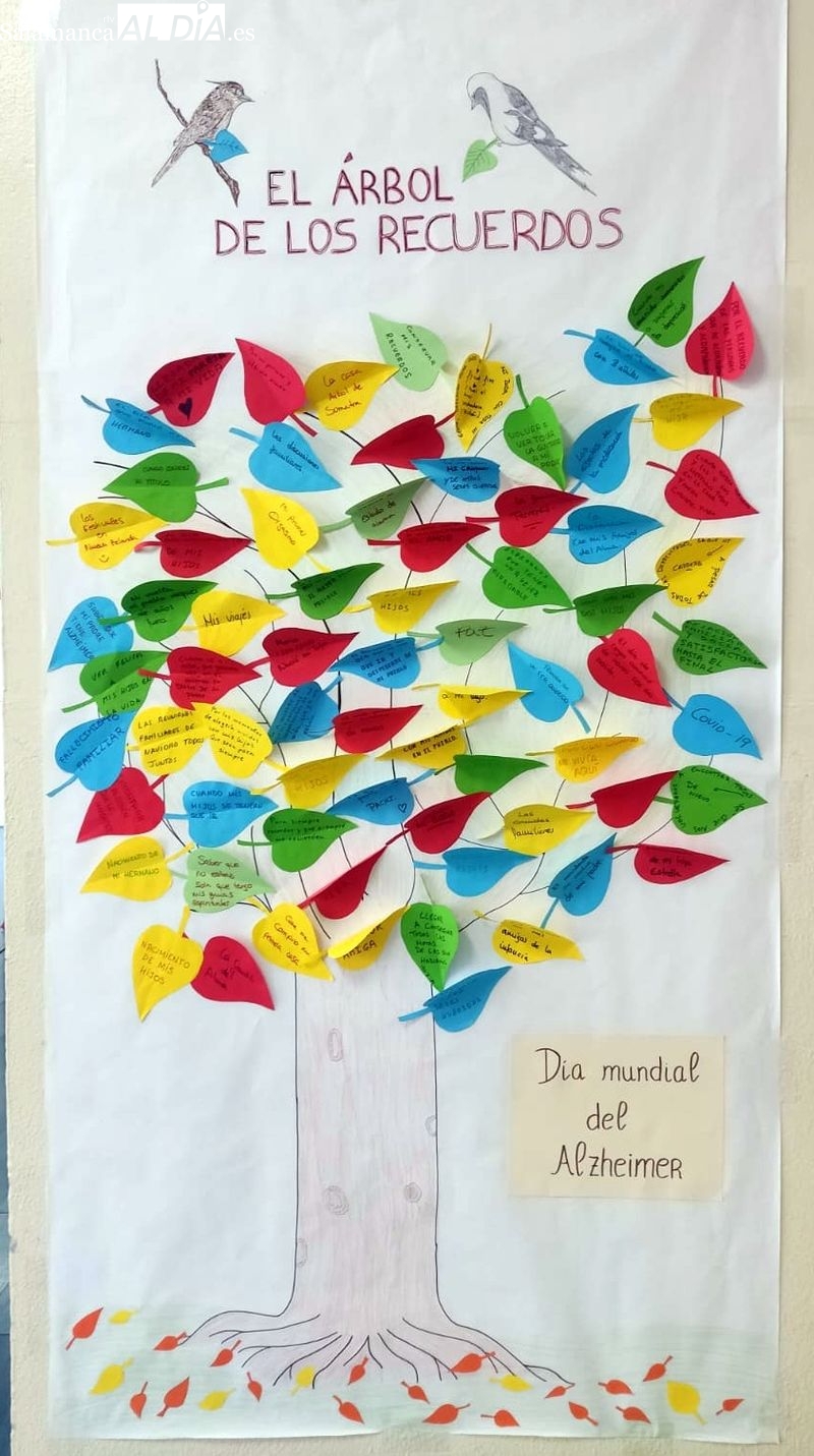 Alumnos y profesoras de la AFE han elaborado un 'Árbol de los Recuerdos'