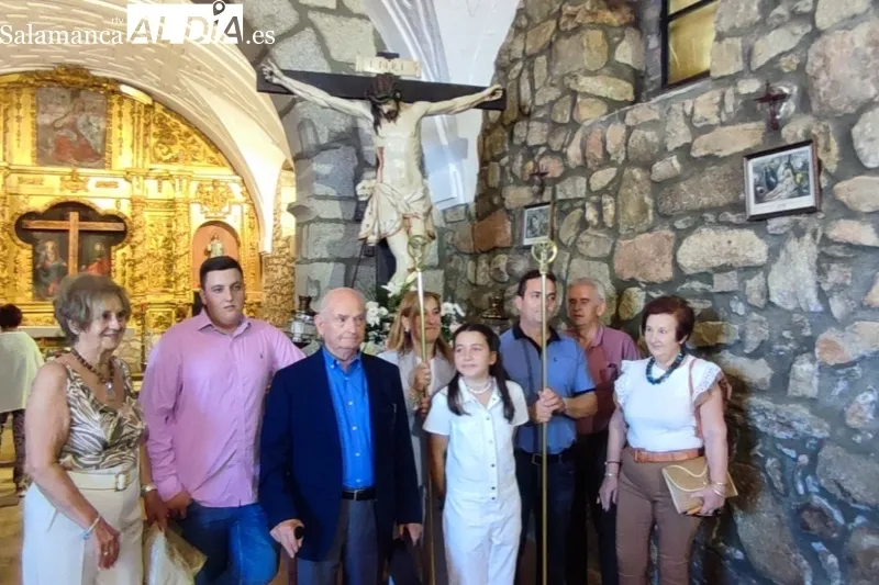 Alaraz festejaba este jueves al Santo Cristo del Monte