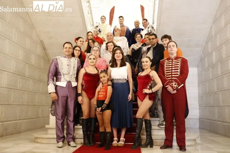 Presentación del circo inclusivo en el Ayuntamiento de Salamanca. Foto de David Sañudo