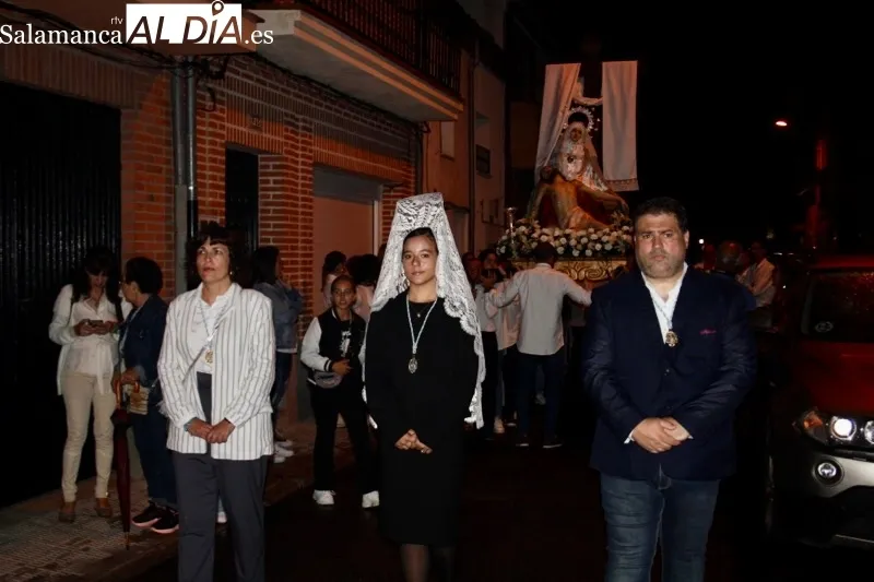 Nuestra Señora de la Piedad volvía a procesionar este viernes en su fiesta anual