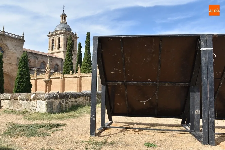 Foto 9 - En marcha el despliegue de obst&aacute;culos por Ciudad Rodrigo para la Farinato Race