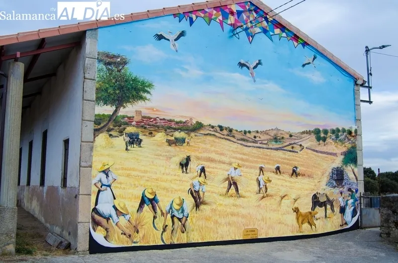 Gran obra artística realizada por Valeriano Salgado y que supone un argumento más para visitar la villa de Guadramiro