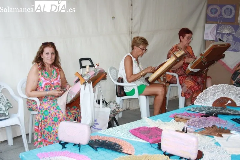 La tarde en la I Feria Agroalimentaria de Peñaranda contaba con actividades y gran asistencia de público
