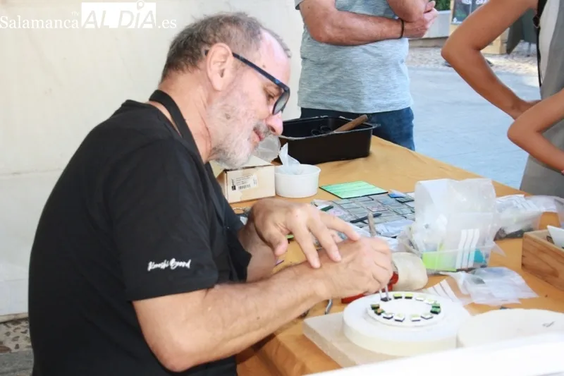La tarde en la I Feria Agroalimentaria de Peñaranda contaba con actividades y gran asistencia de público